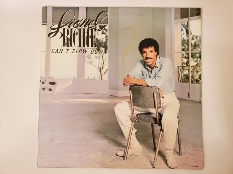 Lionel Richie Can't Slow Down vinyl record